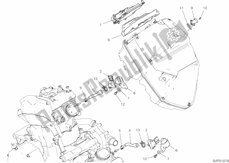 Tutte le parti per il Unità Di Controllo Motore del Ducati Multistrada 1260 Enduro 2020